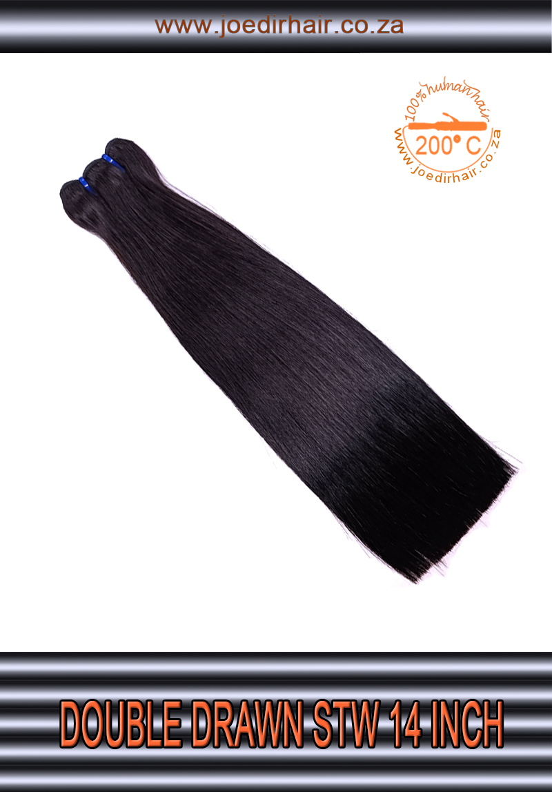 Double Drawn Bundle 14 inch